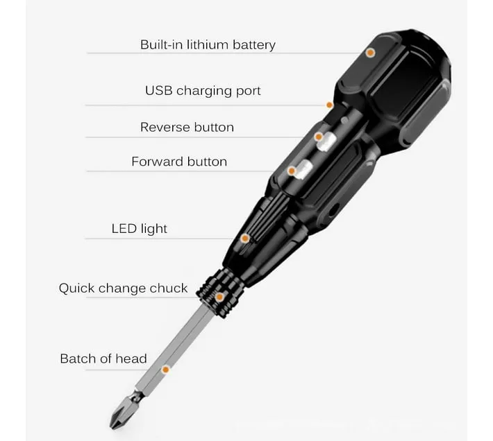 Cordless Electric Screwdriver - Auto or manual