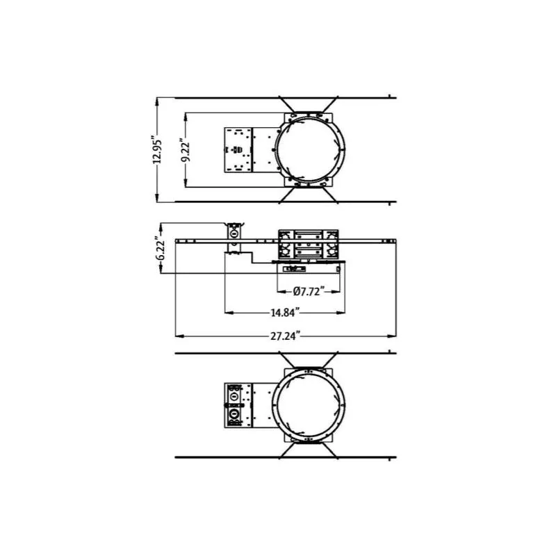 CRL-HSG-8 8" Housing for Commercial Recessed Light