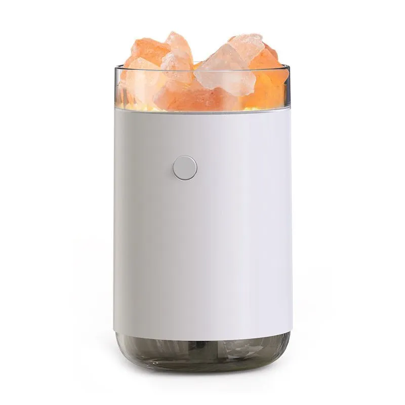 Crystal Salt Lamp Aromatherapy Bedroom Home Humidifier LED Lamp