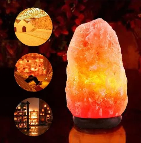 Crystal Salt Lamp Creative Decoration Night Light Bedside Lamp