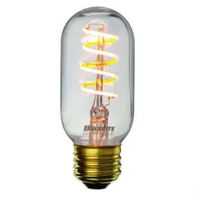 Curved LED Spiral Filament Edison Radio Bulb - 4 Watt - 2200K