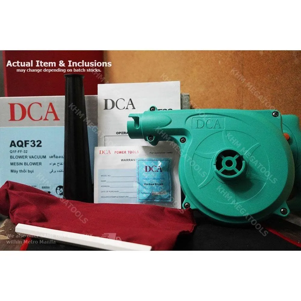 DCA AQF32 Portable Air Blower - Vacuum 680W