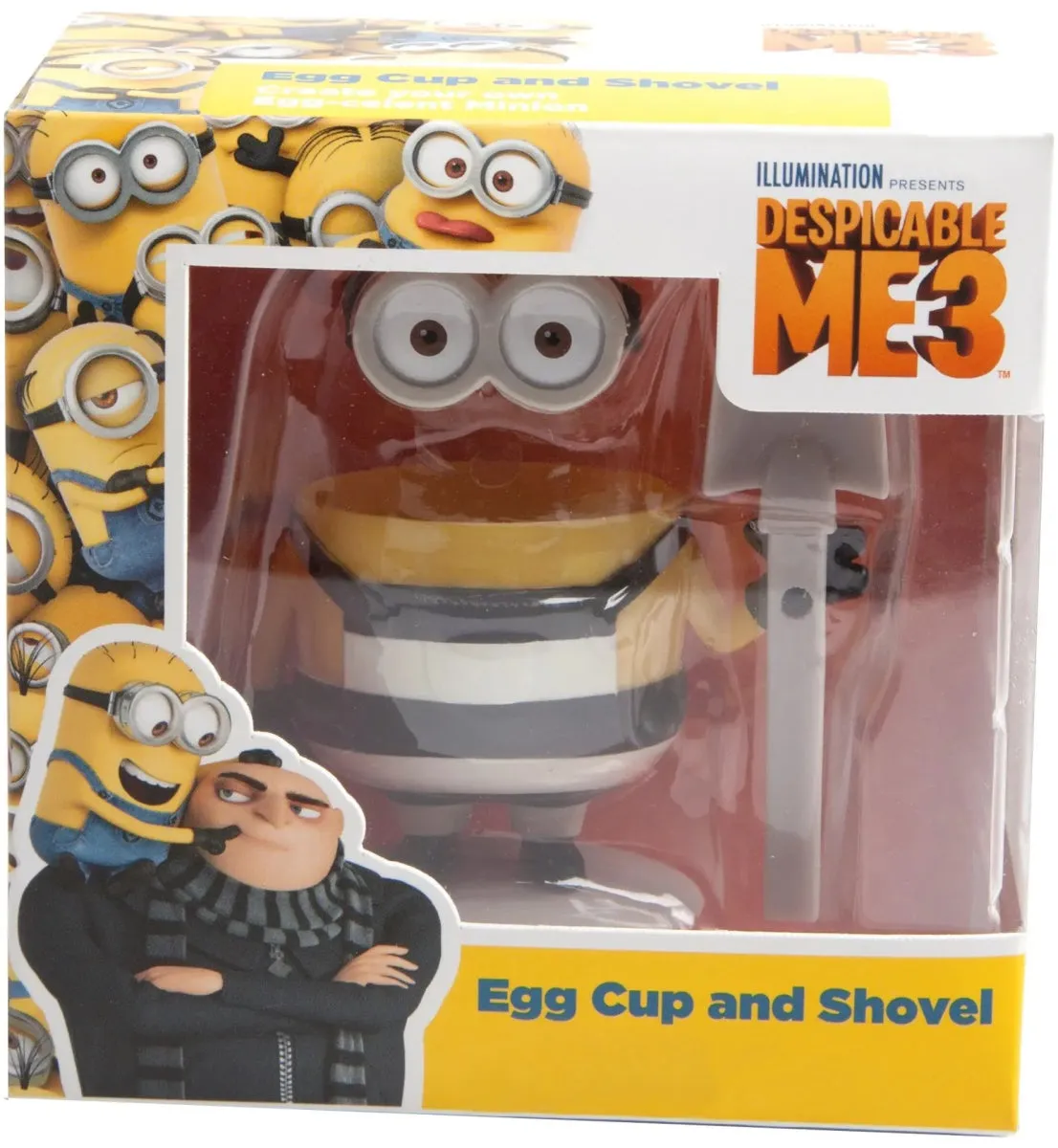 Despicable Me Universal Minion Egg Cup and Shovel