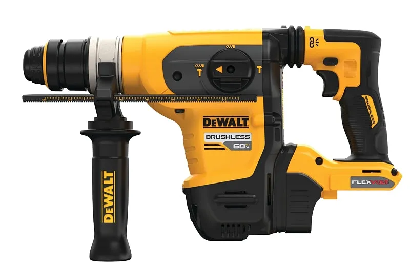 DeWALT PERFORM & PROTECT Series DCH416B Brushless Rotary Hammer, Tool Only, 60 V, 1-1/4 in Chuck, SDS Plus Chuck