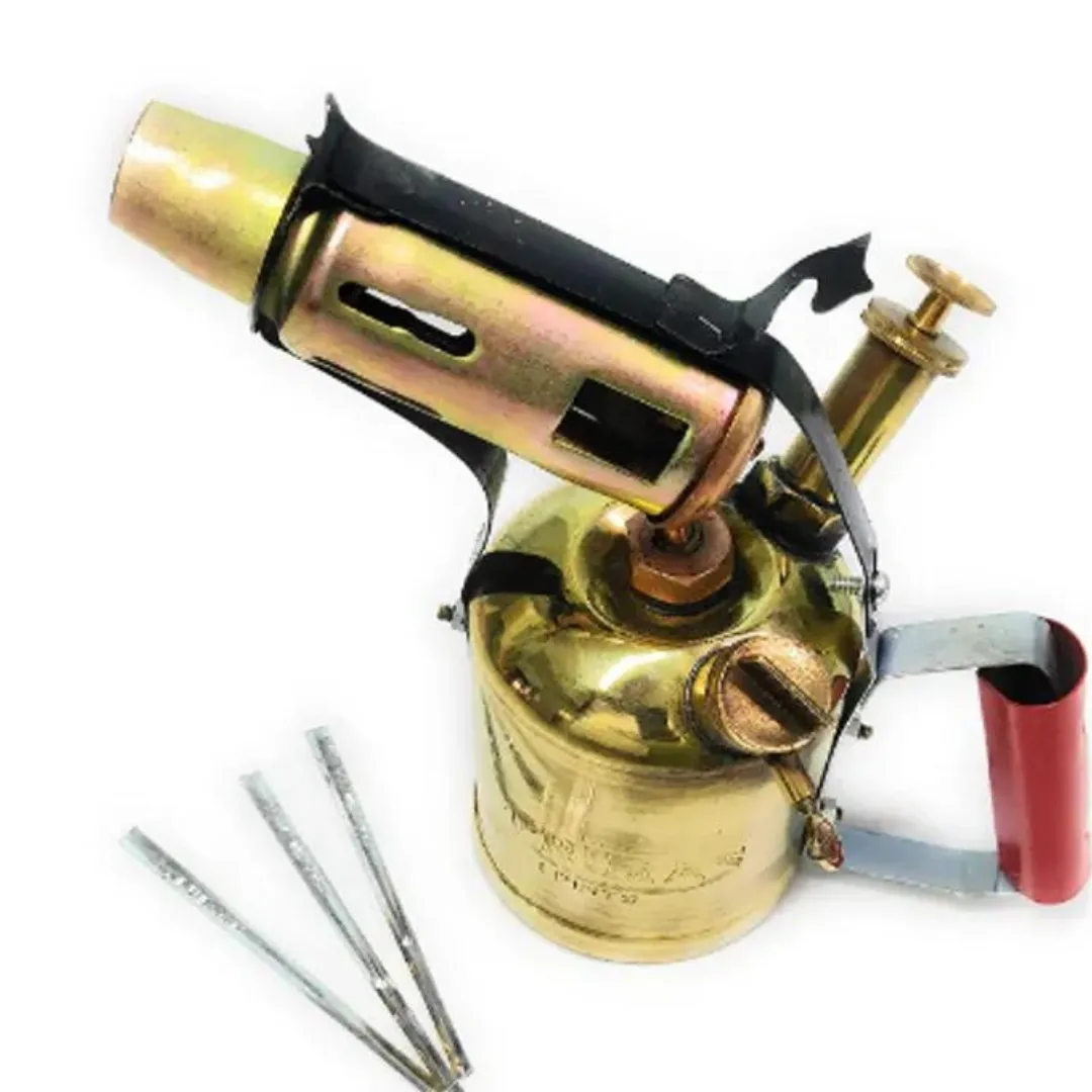 Diesel Blow Lamp, Brass | Blow Torch | Blow Gun ( 1 Pint , 500 ML )