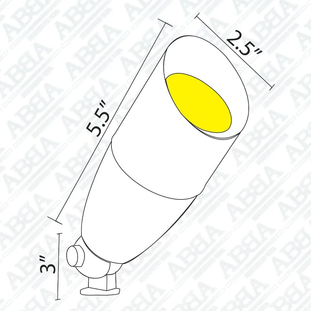 DL05 Spotlight Low Voltage LED Smooth Bullet Directional Outdoor Light