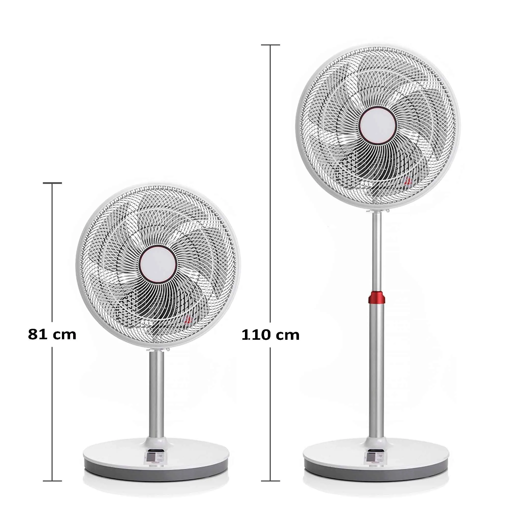 EcoAir Kinetic Fan 14" - Ultra Low Noise at 11.1 dBA and Super Low Energy  at 1 - 18 Watt - Certified Refurbished - Like New