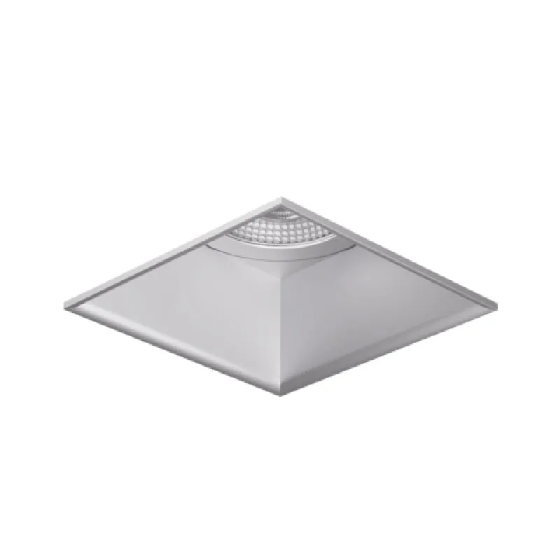 Elco ELK459 4" Square Adjustable Trimless Smooth Reflector Trim