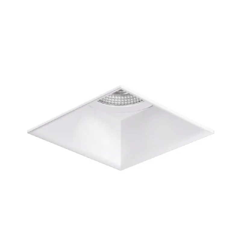 Elco ELK459 4" Square Adjustable Trimless Smooth Reflector Trim