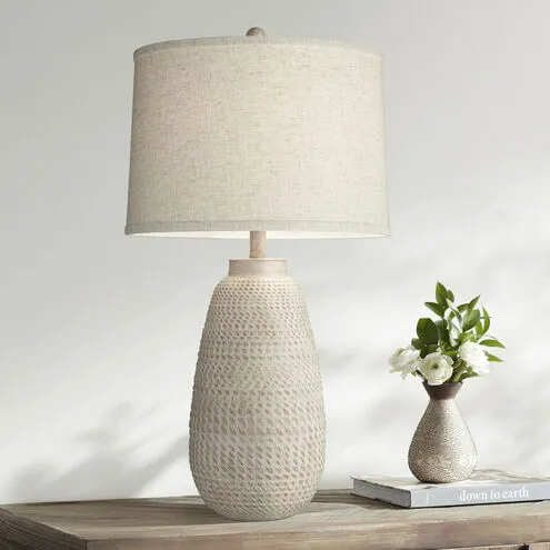 Elmo Textured Ceramic Table Lamp