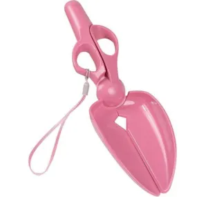 Emily Pets Mini Scissor Scooper for Dogs and Cats (Pink)