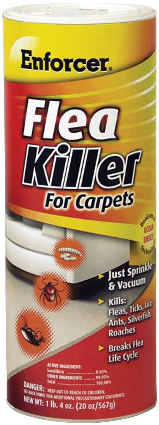 Enforcer Flea Killer for Carpets, 20 oz