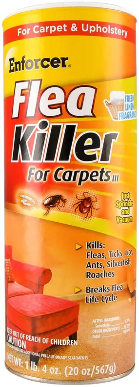 Enforcer Flea Killer for Carpets, 20 oz