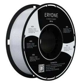 ERYONE ASA 1.75mm 1kg 3D Printing Filament: UV Resistant Superior to ABS Ideal For Hard Wearing Prints And Outdoor Prints