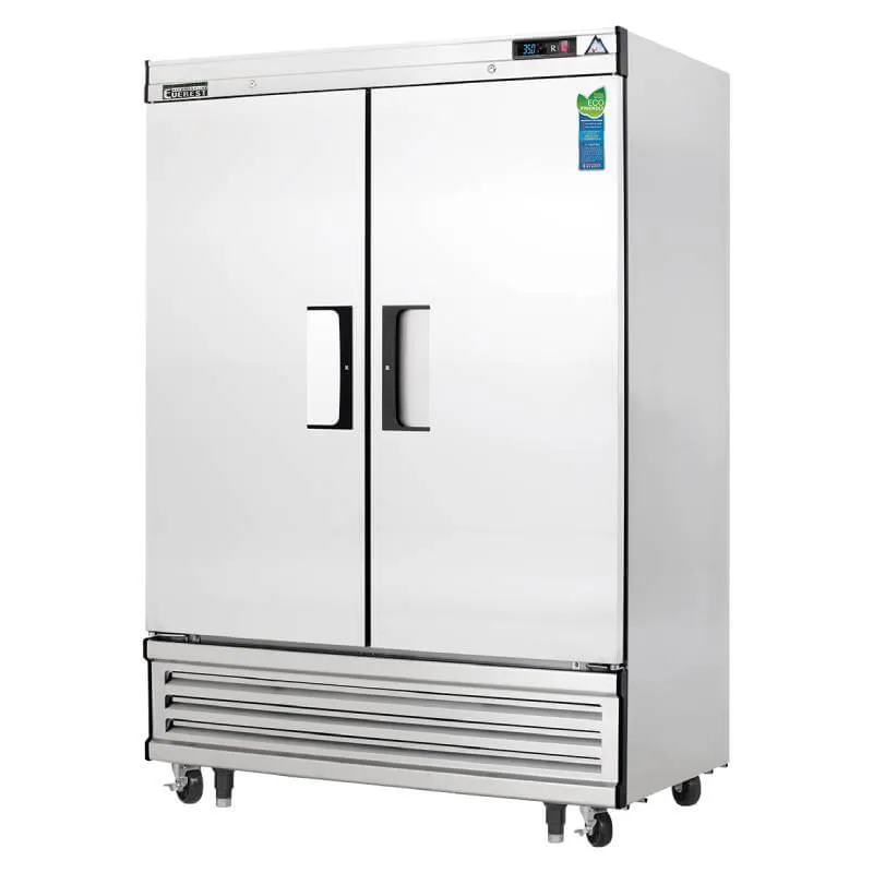 Everest - EBF2, Commercial 54" 2 Solid Door Reach-In Freezer