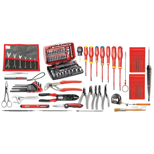 Facom 2208.EL32 94pce Electricians Tool Kit C/W BV.51A Technicians Tool Case