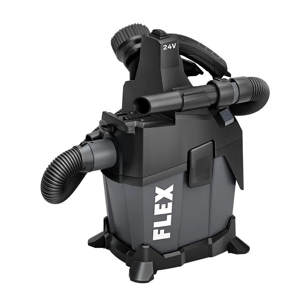 Flex FX5221-Z 1.6 gal Dry 0.8 gal Wet 41 cfm HEPA Brushless Wet/Dry Vacuum (Tool Only)