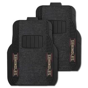 Florida State Seminoles 2 Piece Deluxe Car Mat Set