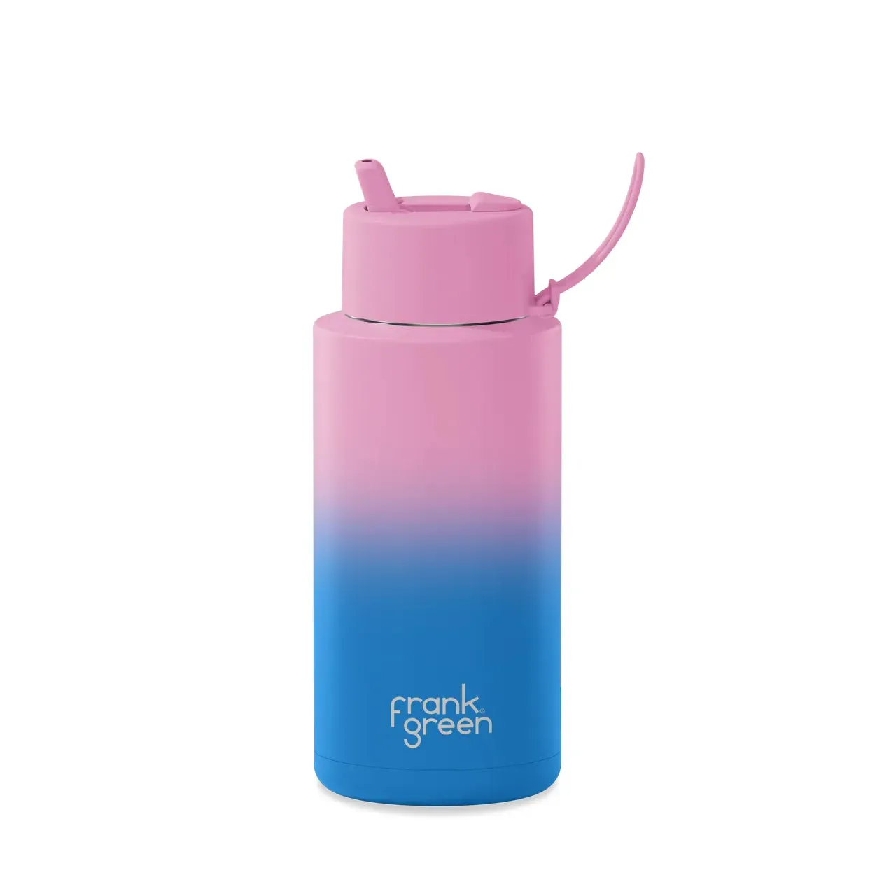 Frank Green - 1L Gradient Ceramic Reusable Bottle with Straw