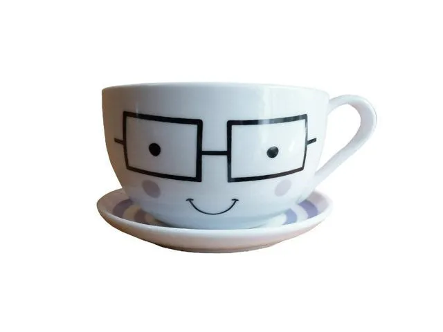 Geeky Tea Cup & Saucer