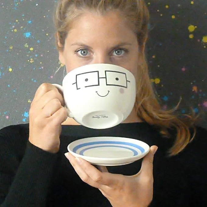 Geeky Tea Cup & Saucer