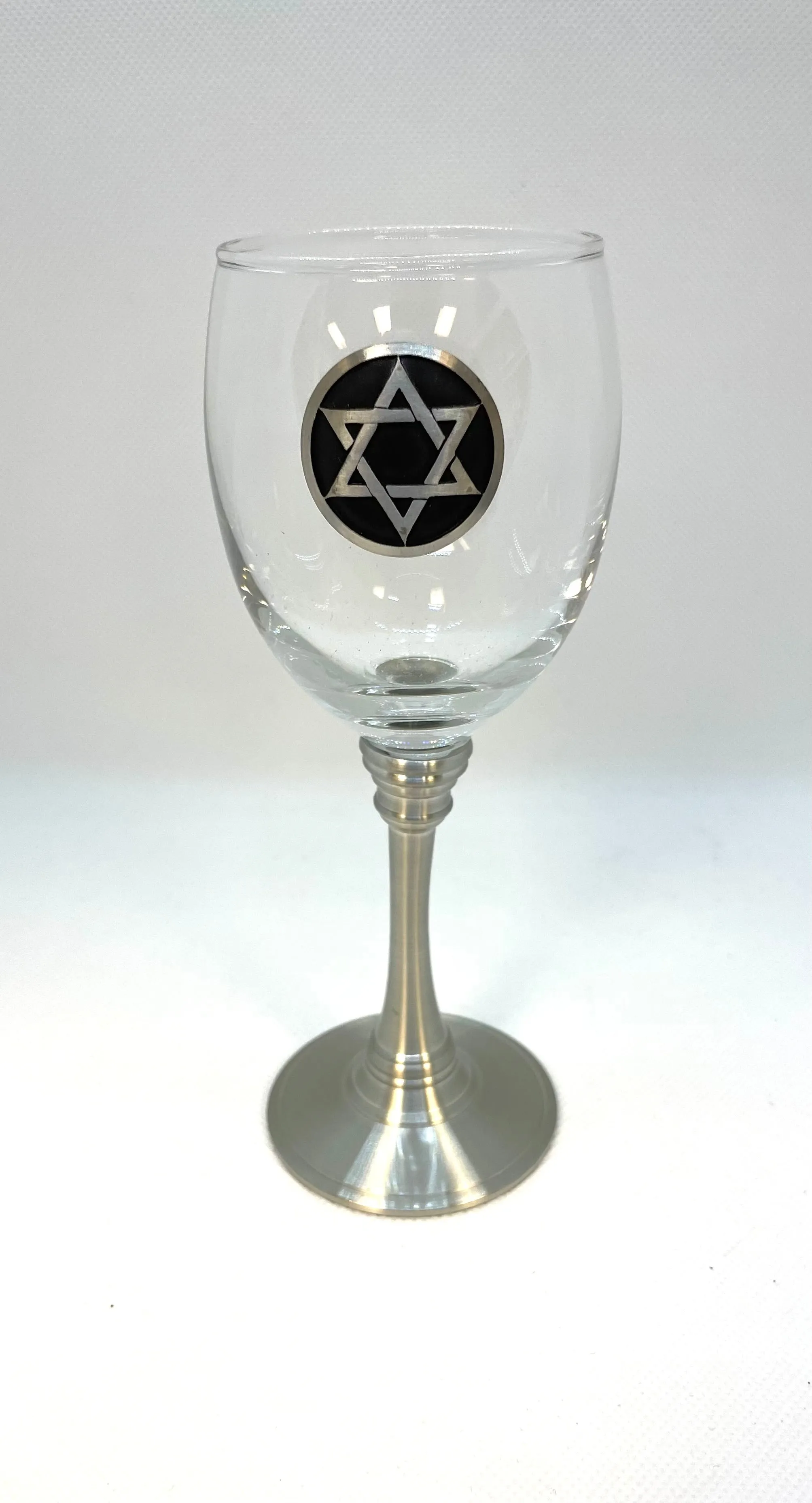 Glass & Pewter Wine Cup