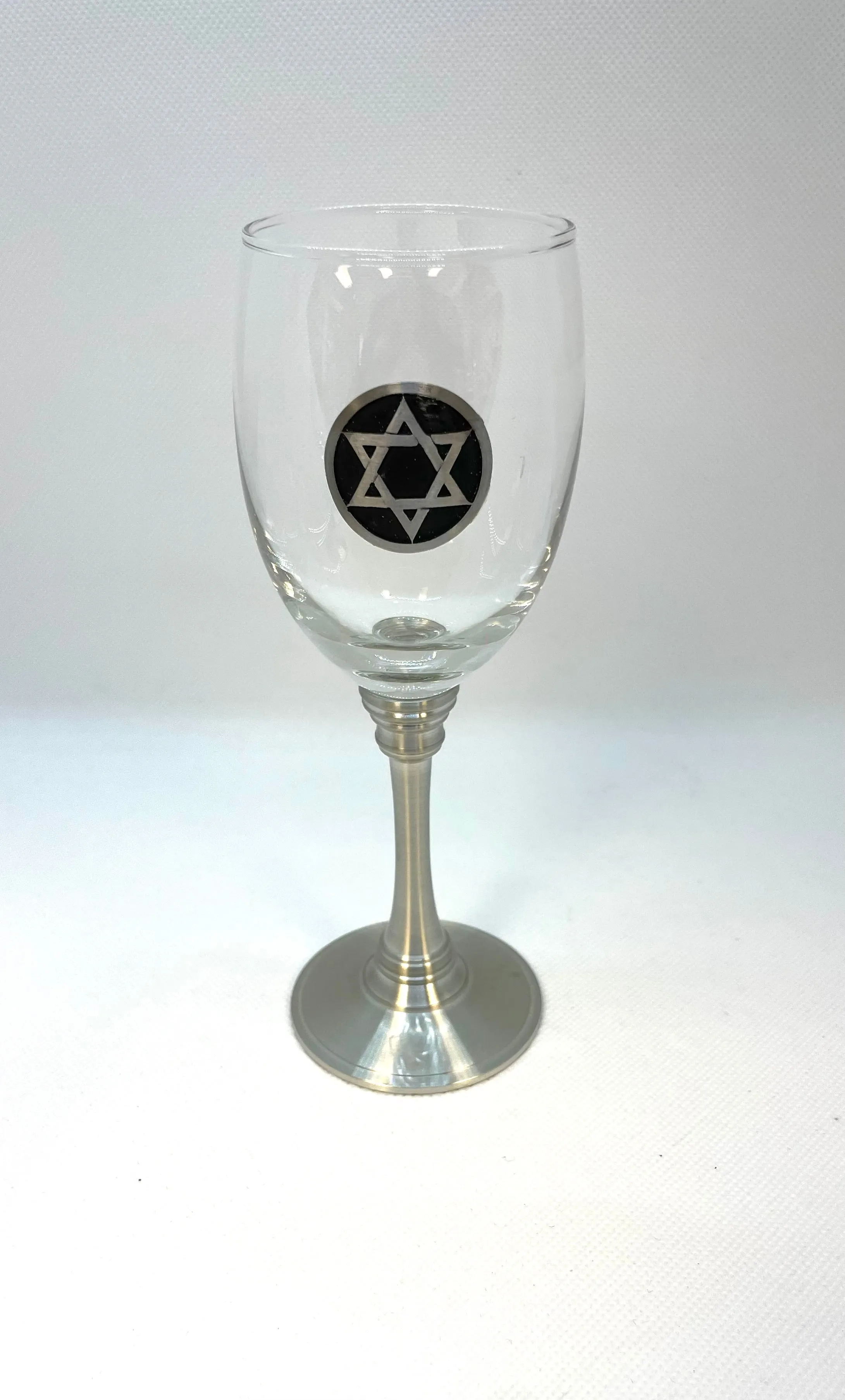 Glass & Pewter Wine Cup