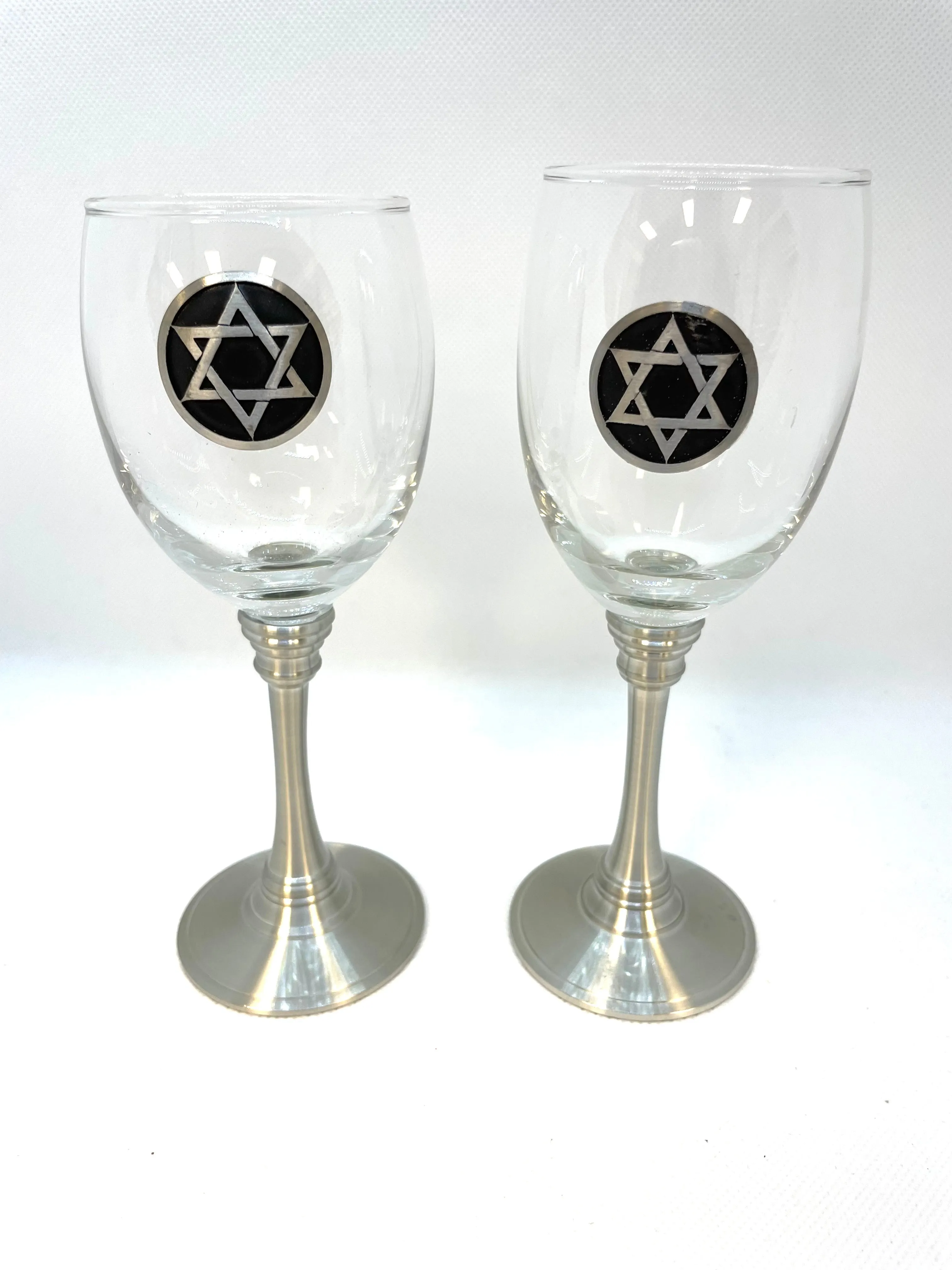 Glass & Pewter Wine Cup