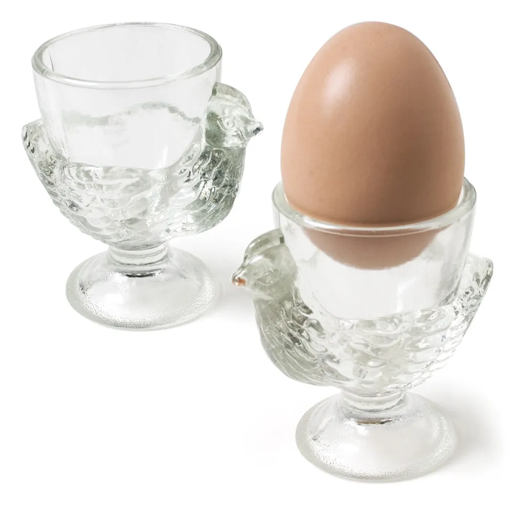 Glass Chicken Egg Cup