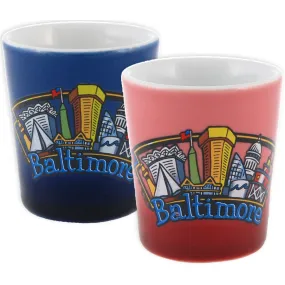 GLBM05 Shot Cup Pastels Baltimore Panorama