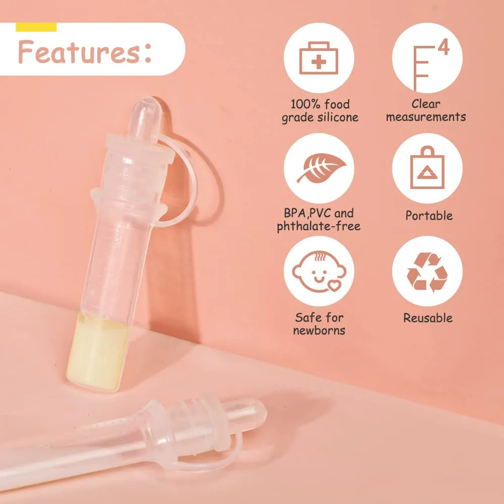 Haakaa Silicone Colostrum Collector, Pre-Sterilized, 4ml/2pcs