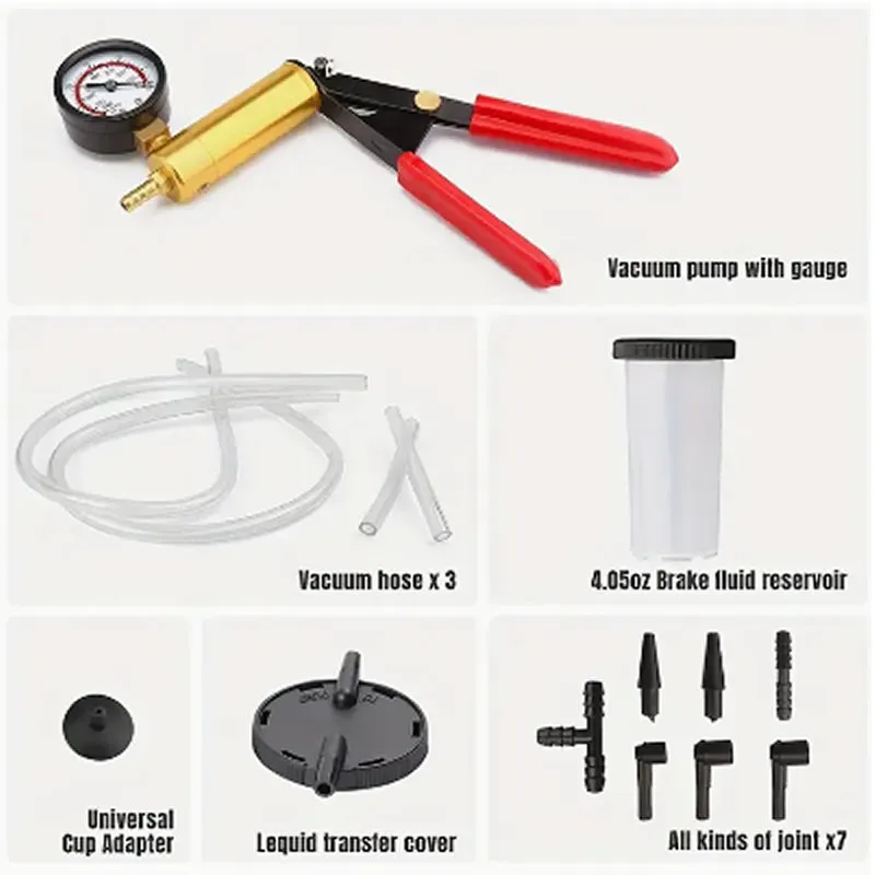 Hand Held Brake Bleeder Vaccum Pump Kit Gvacum001