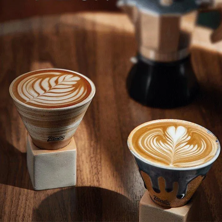 Handcrafted Cone Shaped Ceramic Coffee Cups