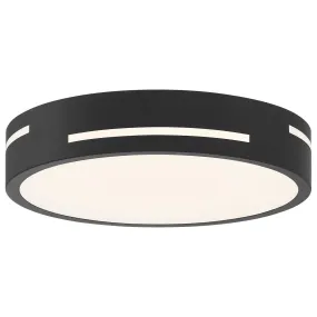 Harmony LED Flush Mount in Matte Black