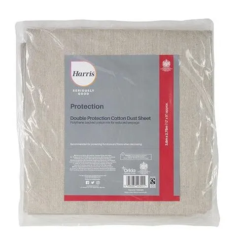 Harris Seriously Good Cotton Dust Sheet 3.6m x 2.75m