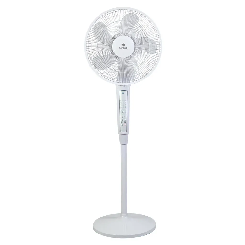 Havells Tourner Pedestal Fan With Remote 400mm White