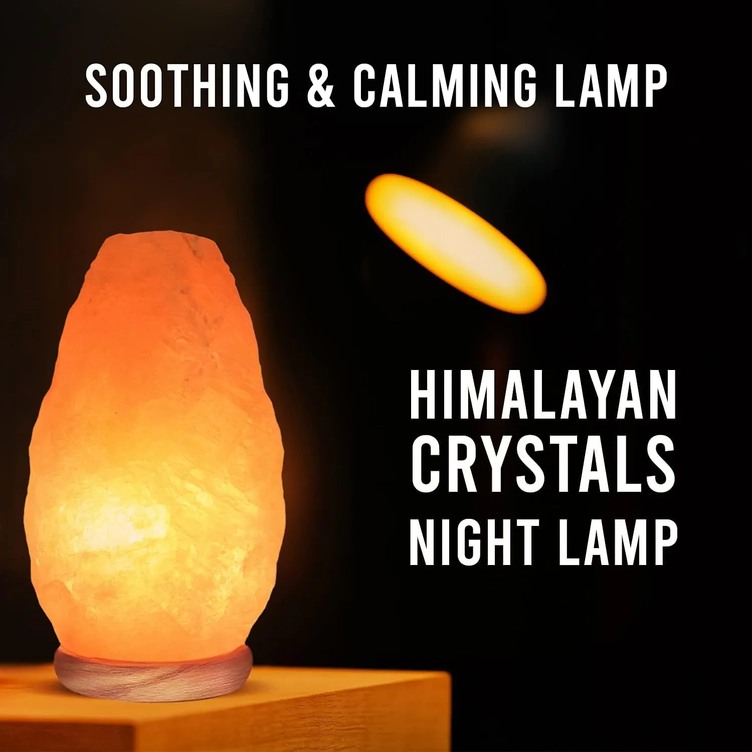 Himalayan Glow Salt Lamp with Dimmer Switch