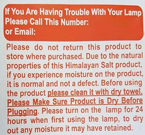 Himalayan Glow Salt Lamp with Dimmer Switch