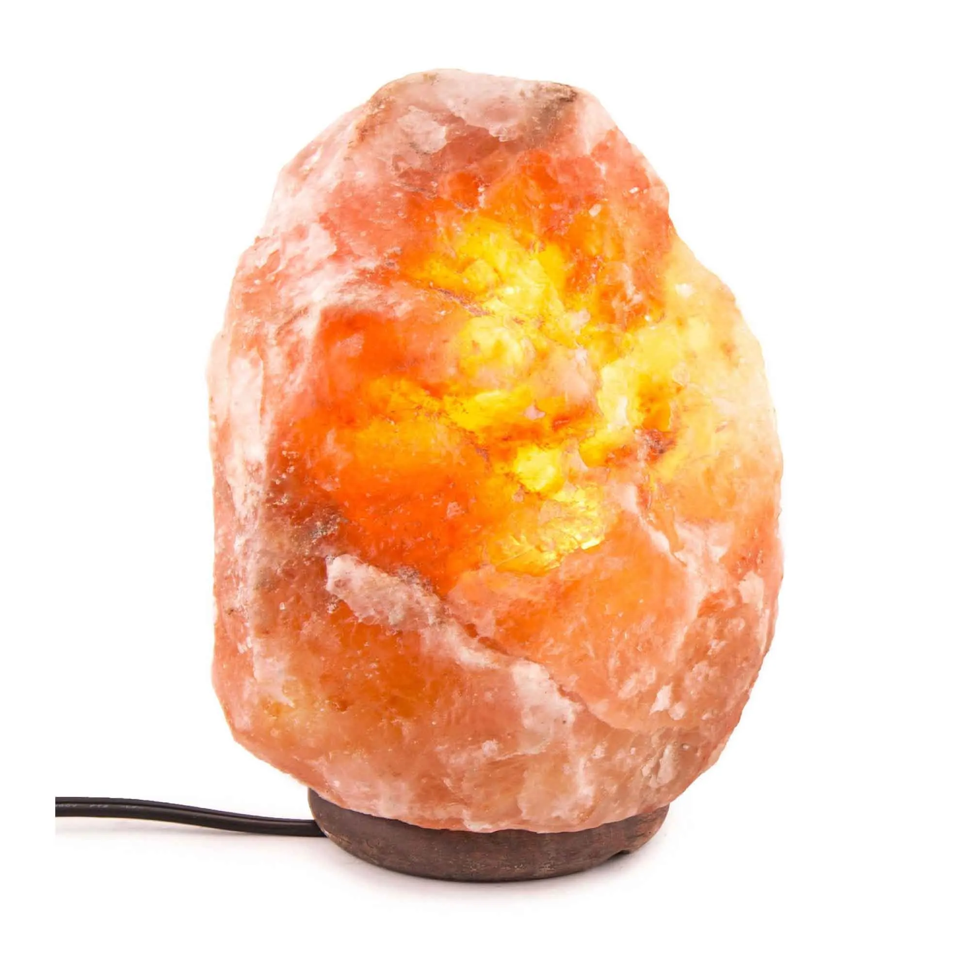 Himalayan Pink Salt Lamp   12W 12V Switch - Carved Shape Natural Crystal Rock