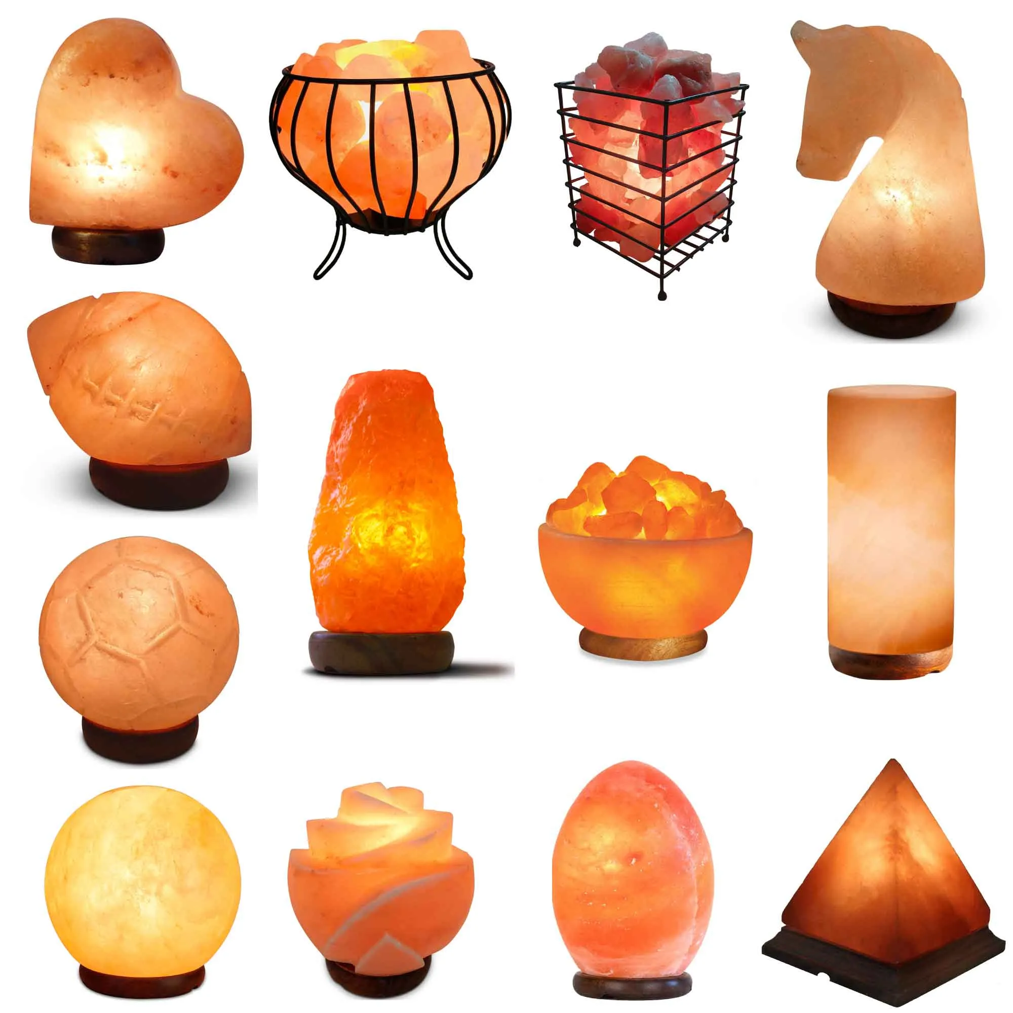 Himalayan Pink Salt Lamp   12W 12V Switch - Carved Shape Natural Crystal Rock