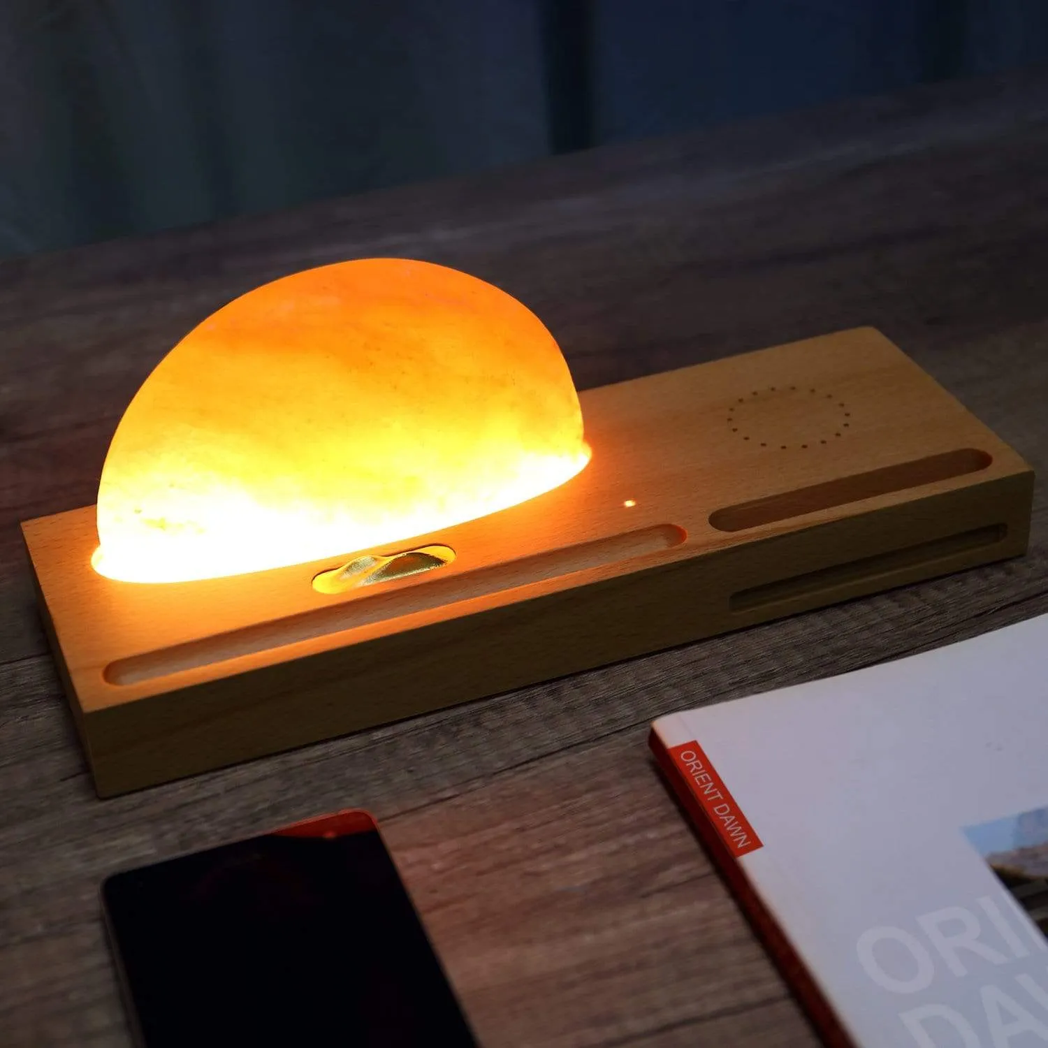 Himalayan Salt Lamp (Wireless Phone Charger)