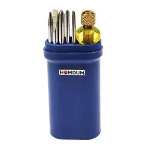 Homdum screwdriver kit and Nylon Plug Screws combo, 1 1/4 inch (32 mm) screw   plug 50 nos each & 5 blade screwdriver kit with inbuilt neon bulb tester handle.