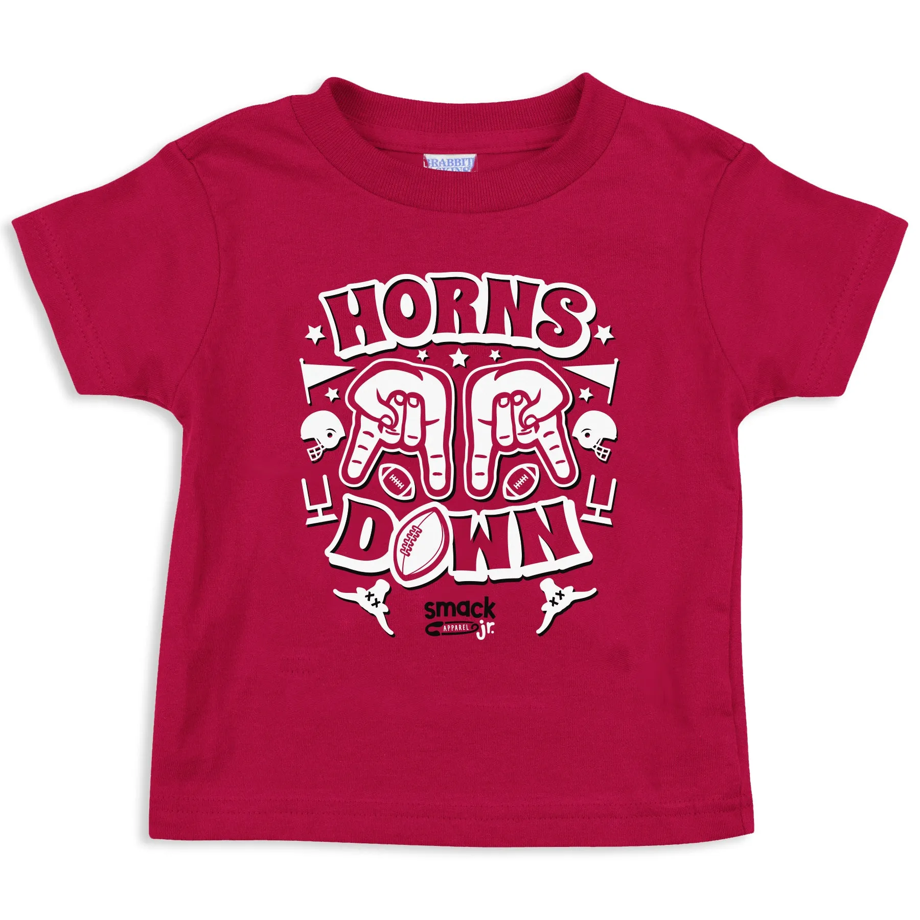 Horns Down Baby Apparel for Oklahoma College Fans (NB-7T)