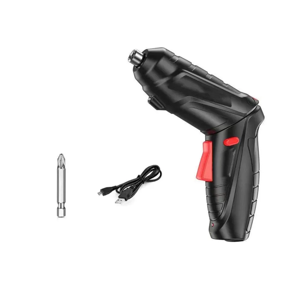 Household Electric Screwdriver Rechargeable Cordless Impact Drill Wireless Electric Drill Screwdriver Set Electric Screw Driver