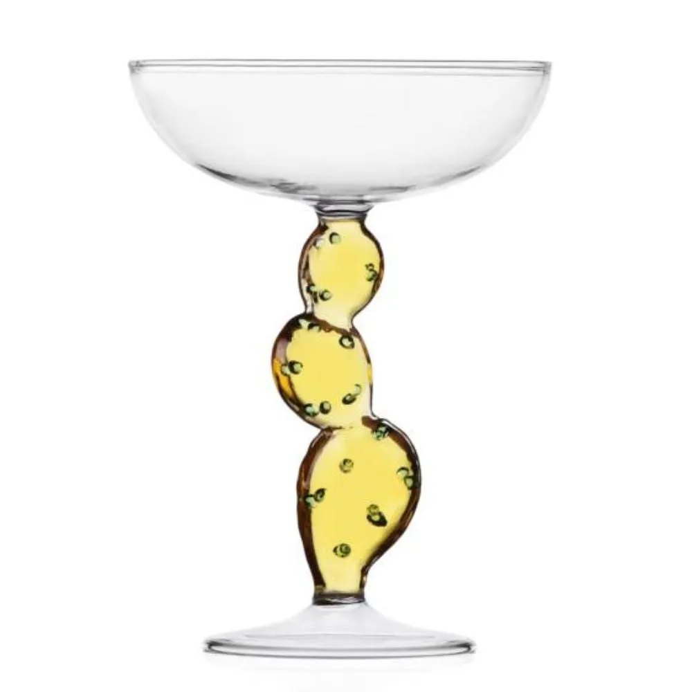 Ichendorf Desert Plants champagne bowl cactus yellow by Alessandra Baldereschi