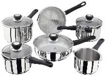 Judge Vista 6 piece draining pan set