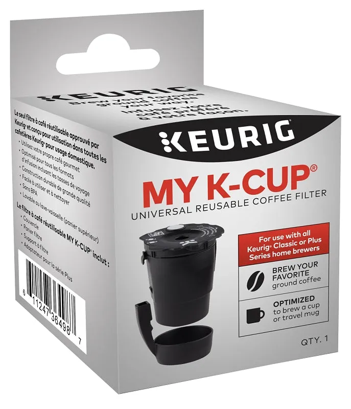 Keurig 5000194966 Coffee Filter, 0.599 oz, Plastic, Black :EA: QUANTITY: 1