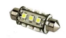 LED Bulbs, Festoon, 37mm, 12 LED, 10- 30 Vdc  Replacement Bulbs