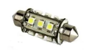 LED Bulbs, Festoon, 37mm, 12 LED, 10- 30 Vdc  Replacement Bulbs