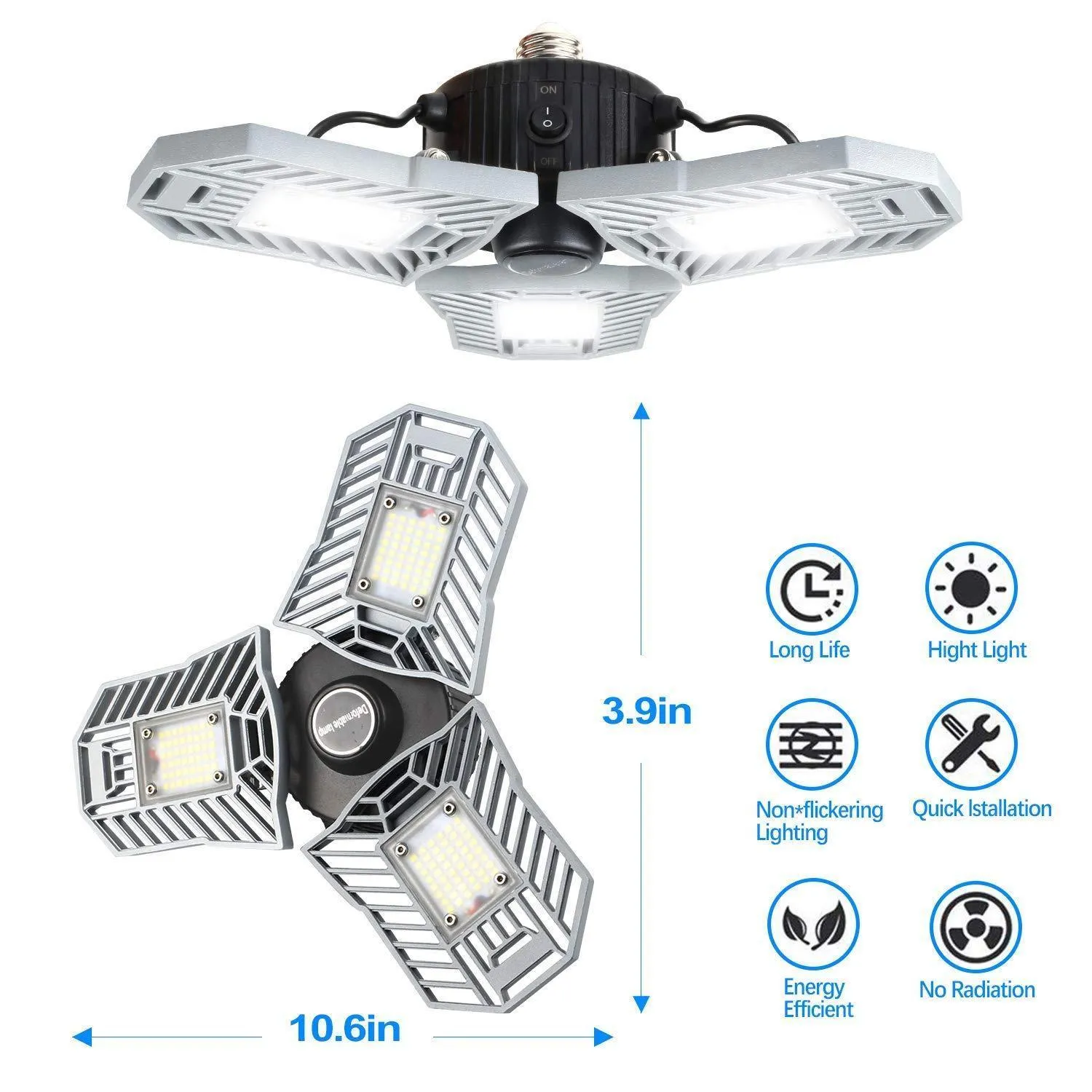 LED Deformable Garage Lamp